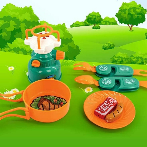 Picosso Tiles - Kids Play Camping Cooking Set With Working Lights - Picture 1 of 5